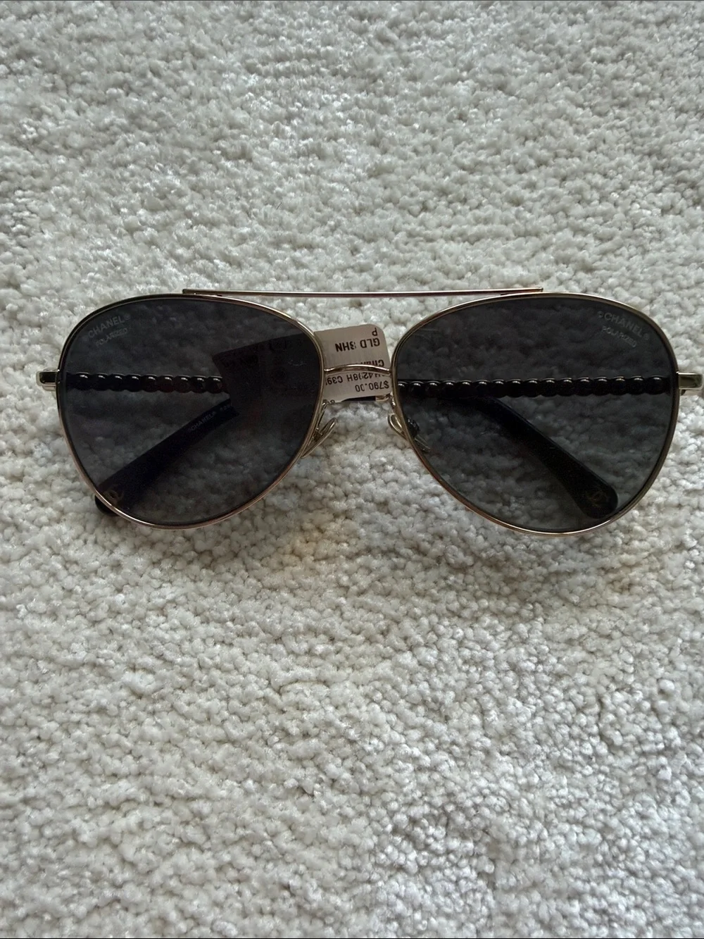 CHANEL Pilot Sunglasses polarized gray lens